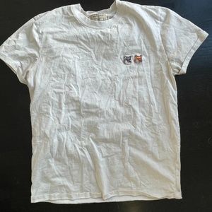 Maison Kitsuné Double Fox Head Patch Classic Tee-Shirt